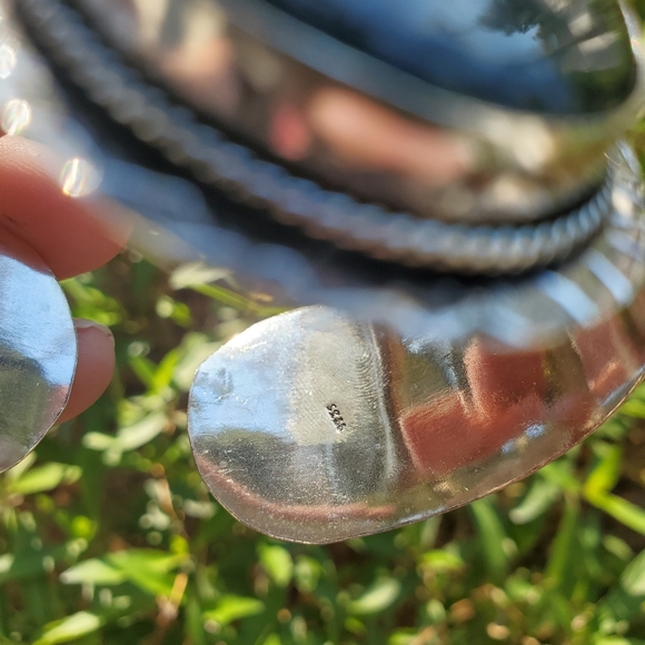 New Kambaba Jasper 925 Silver Cuff Bracelet. - Picture 5 of 15